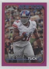 2024 Topps Chrome Magenta Refractor 211/399 Justin Tuck #142 12oj