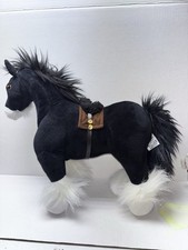 Disney Store Brave Angus Black Horse Large Plush Stuffed Animal Toy 16"