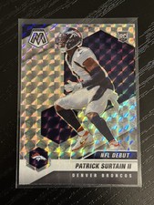 2021 Panini Mosaic Patrick Surtain II NFL Debut Silver Mosaic Prizm Rookie #256