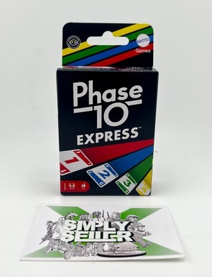   Mattel - Phase 10 Express - Kartenspiel To Go Gesellschaftsspiel - NEU OVP  