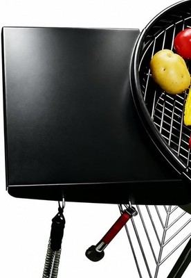 Grill Table Shelf for Weber Kettle Grills 22 Inch, Side Table Shelf for Weber Ma