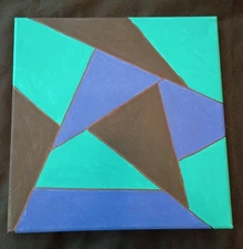 Abstract Painting Art On Canvas Original Acrylic Painting On Stretched Canvas 