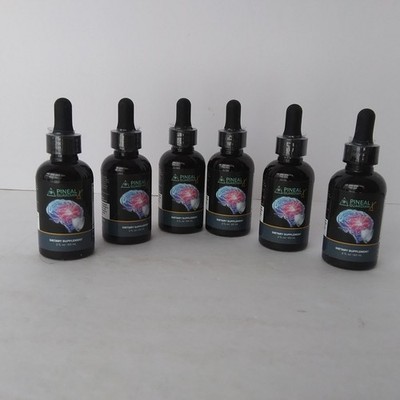 Pineal Guardian X Brain Supplement Drops Lot of 6 2oz Lion s Mane
