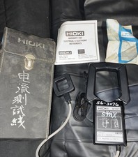 Hioki 9131 High Probe Clamp Meter AC -0- 1500A Used Untested. Comes W Case