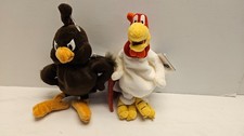 NWT 1998 Warner Brothers Foghorn Leghorn  Henry Hawk Bean Bag Plush