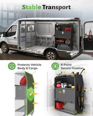 Van Shelving w/ Door Kit, 42