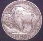 1937-D 3-Legged Buffalo Nickel, FINE to VERY FINE Condition.