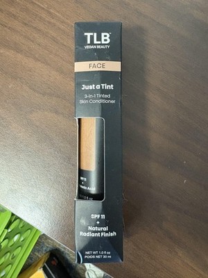 TLB Just a Tint 3-in-1 Tinted Skin Conditioner SPF 11 Vegan 1.0 fl oz Face