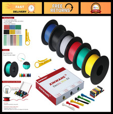 18 Gauge Stranded Tinned Copper Wire - 20ft Each, 6 Colors, PVC Insulated Hook U