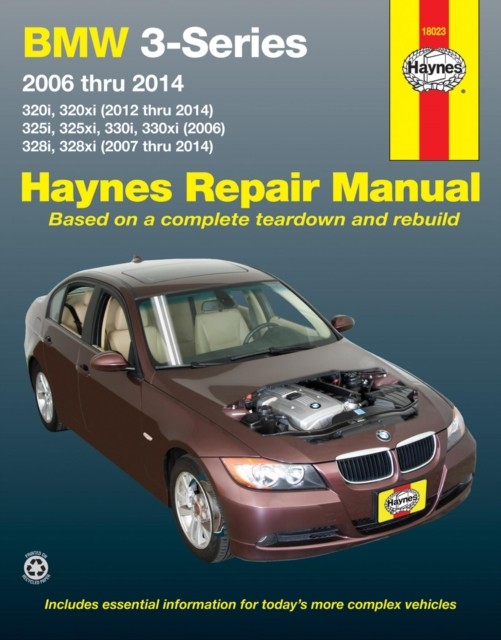 BMW 3-Series 320i & 320xi (2012-2014), 325i, by Haynes Publishing PAPERBACK