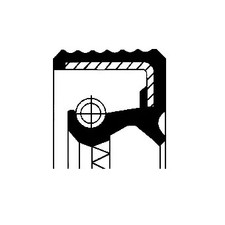 Shaft Seal, camshaft fits: SCANIA 3 - series 143 M/450/143 M/470/143 H/400/14