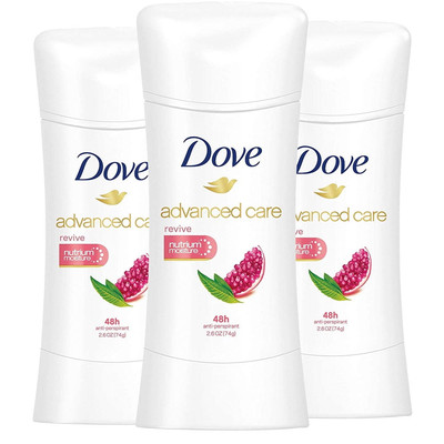 Dove Advanced Care Antiperspirant Deodorant Stick Revive 2.6oz (3 Pack)