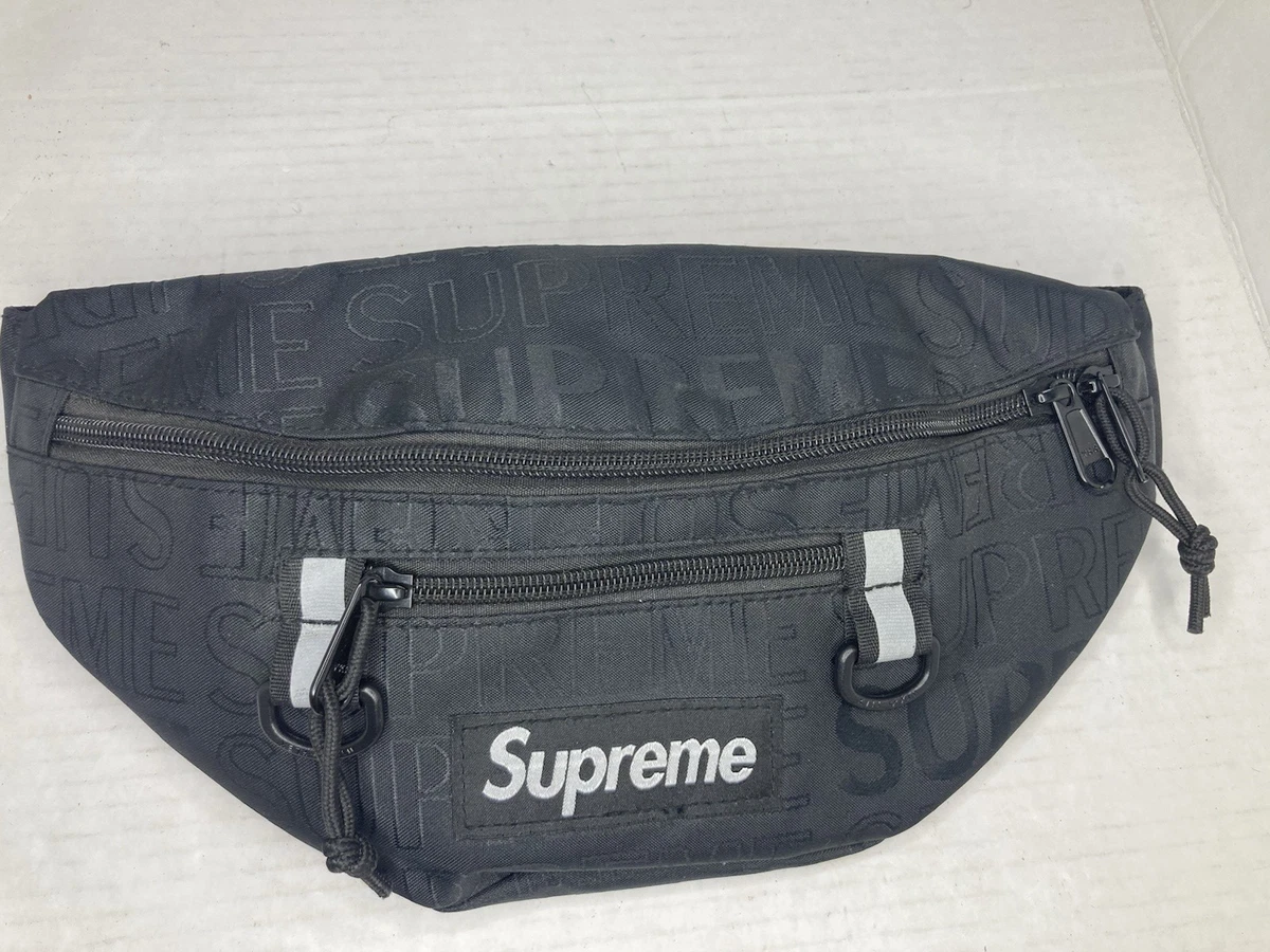 Supreme Waist Bag Fanny Pack, Black, SS19 | eBay