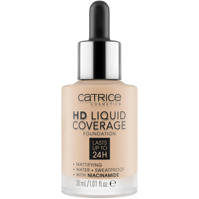 | HD Liquid Coverage Foundation | 24H Wear, Matte Finish, High Coverage, Waterpr