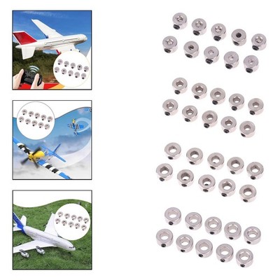 10x RC Flugzeug Fahrwerk Stopper einfach zu installieren stabile Legierung Haltbarkeit
