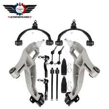 12 Front Upper & Lower Control Arm Tie Rod End For Ford Crown Victoria 2003-2006