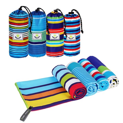Microfiber Beach Towel Quick Dry,Super Absorbent Lightweight Travel Towel for...