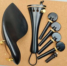 High quality Viola Fittings with Bracket fintuner, Viola Peg Tailpiece Chinrest