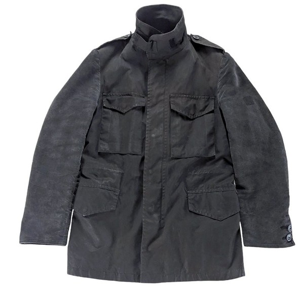 Herren Belstaff Jacke grau gewachst 36 / S / 44