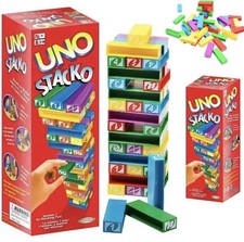 Stacko UNO Card Board Game – Fun Family Party Game