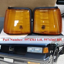 For 1987-1988 Cutlass Supremecalais 442gt-350 Left Right Marker Light Lens