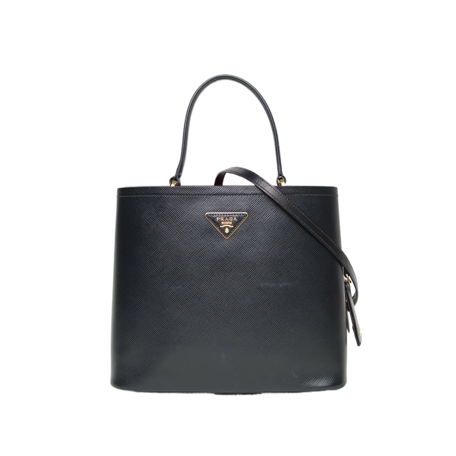 PRADA Panier Bucket Shopping Bag Medium P245620940