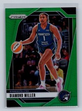 2024 Panini Prizm WNBA #63 Diamond Miller Green Prizms