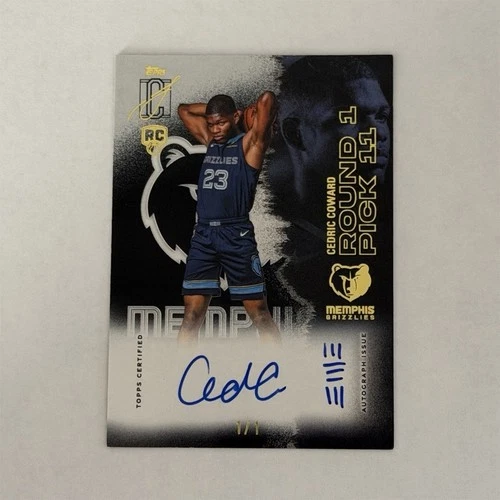 2025 Topps Signature Cedric Coward Base (RAW)