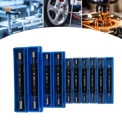 10 Pc Skd11 Thread Detection Tool Double End Thread Plug Gauge Go & No Go
