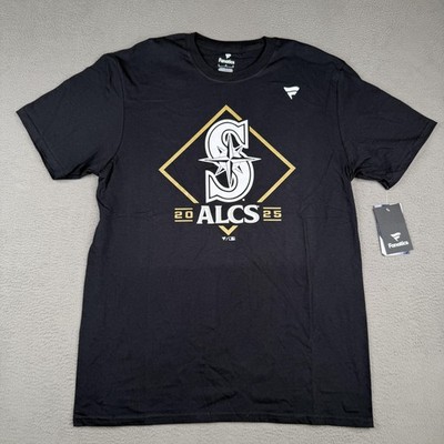 Seattle Mariners Shirt Mens Large Black MLB Baseball Fanatics ALCS 2025 Tee NEW