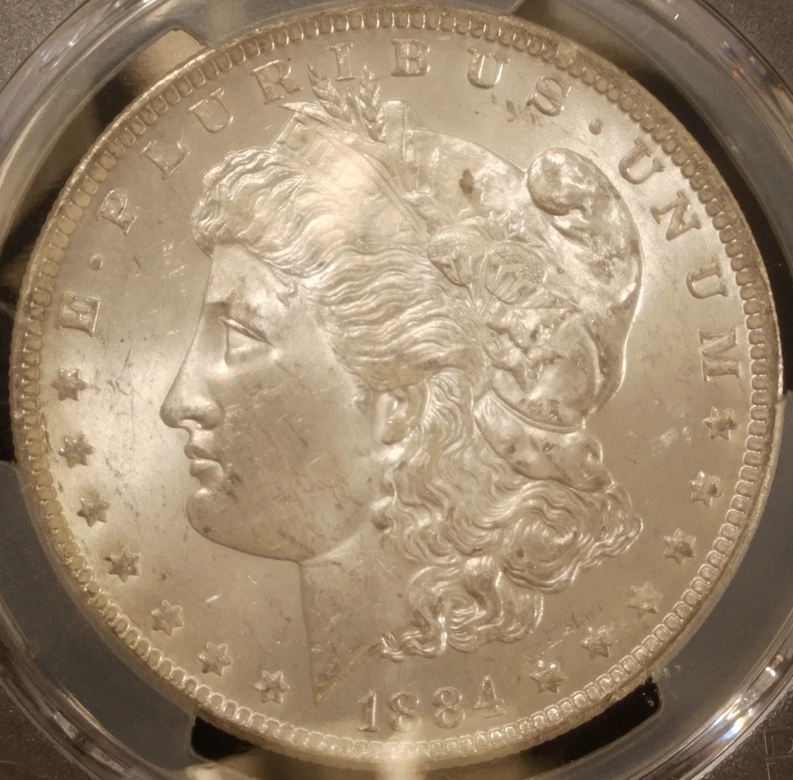 1884 O Morgan Silver Dollar PCGS MS-64