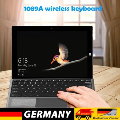 Bluetooth 3.0 Tablet-Tastatur für Microsoft Surface Pro 3/4/5/6/7 mit Touchpad