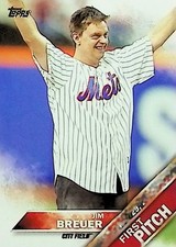 2016 TOPPS SERIES TWO FIRST PITCH #FP-8 JIM BREUER NM-MT