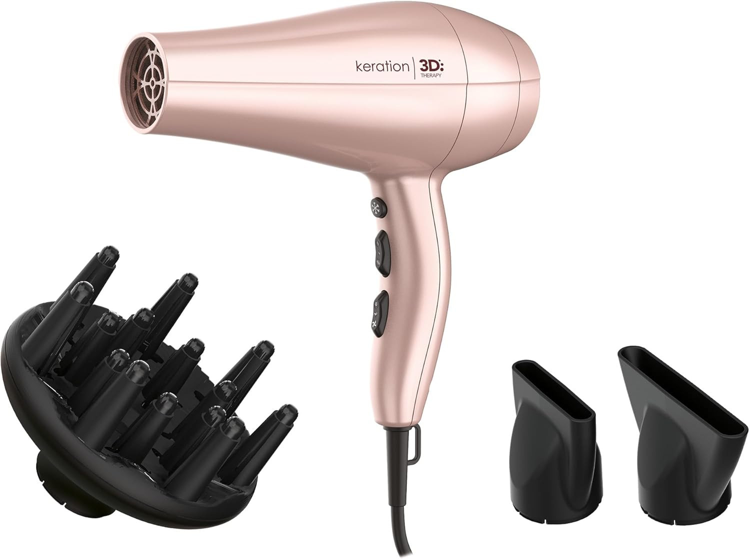Asciugacapelli GA.MA Diva 3D Keration 2300W Professionale con Diffusore
