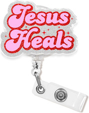 Christian Badge Reel with Bible Verse - Retractable ID Holder for Professionals