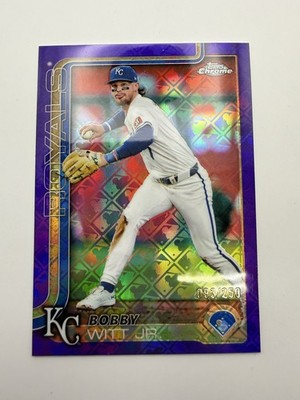 2025 Topps Chrome - Bobby Witt Jr. #93 Purple Refractor /250