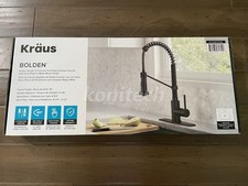 Kraus KFF-1610 Bolden 1.8 GPM 1 Hole Pre-Rinse Pull Down Kitchen - Black
