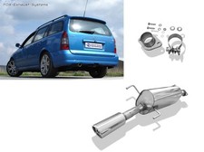  Sportauspuff Opel Astra G Caravan OPC 1x90mm schräg mit Abs.