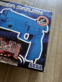 Sega Saturn the House of the Dead Virtua Gun Boxset BOX MANUALS ONLY RARE