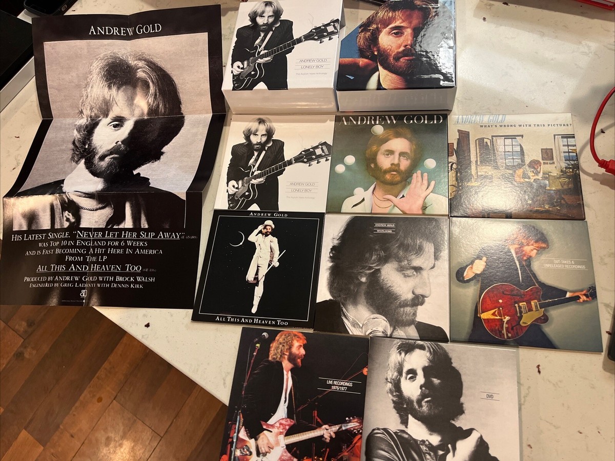ANDREW GOLD, BOX, 6CD+DVD,新品, AOR, Andrew Gold - Lonely Boy BOX 6CD+1DVD🔥🔥🔥 | eBay