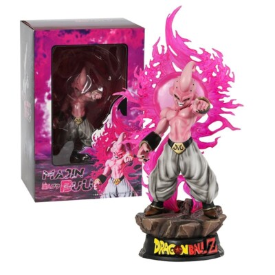 Anime Dragon Ball Z gros Buu Figure quatre têtes remplaçables Majin Buu figurines d'action 20 cm Pvc Statue Collection modèle jouets cadeaux  26