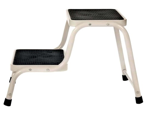 Caravan Entry Step Stool Durable Non-Slip Rubber Tread Safety Construction Home - Picture 12 of 18