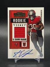2020 Contenders Ke'Shawn Vaughn Rookie Ticket Patch Auto RPA Buccaneers RC