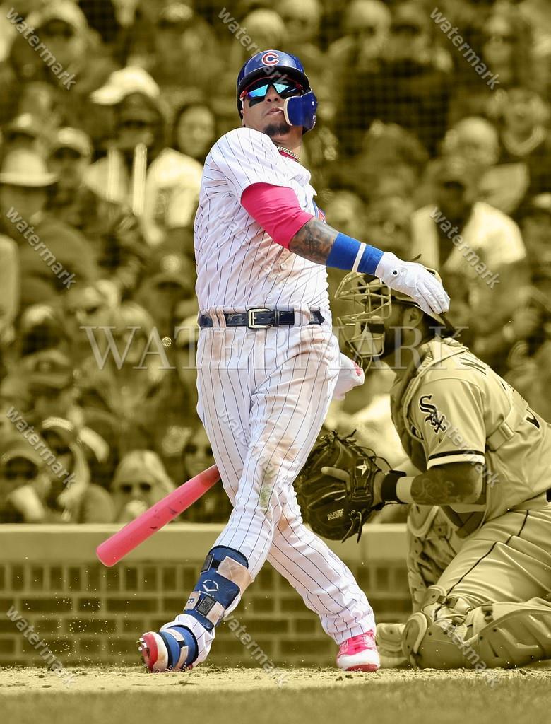 DF145 Javier Baez Chicago Cubs 8x10 11x14 16x20 Photo