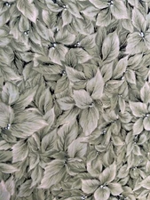 Naturescapes Wilderness P&B Textiles Green Leaves Black 100% COTTON QUILT FABRIC