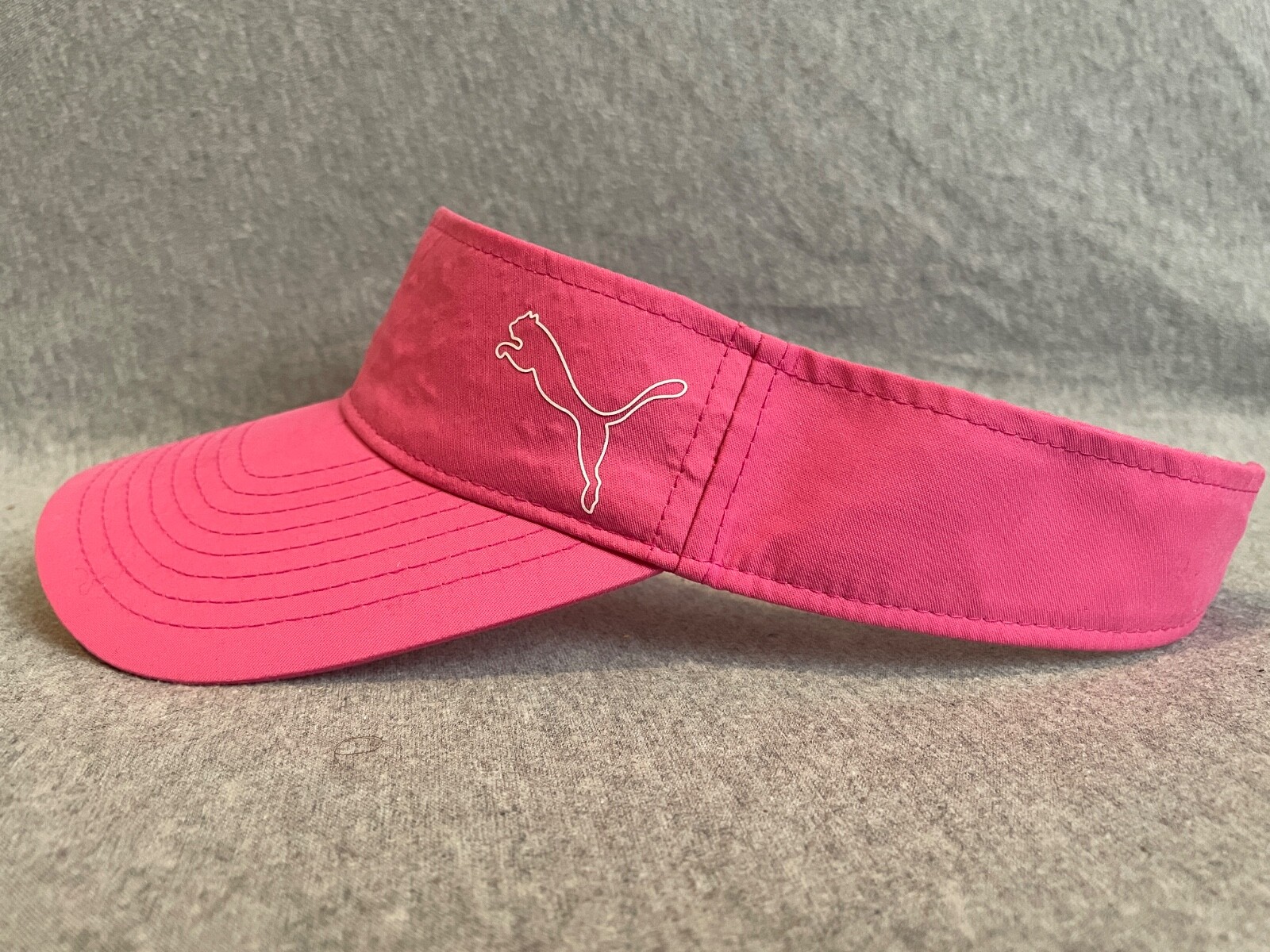 Puma Pink Adjustable Strapback Running Visor Cap … - image 2