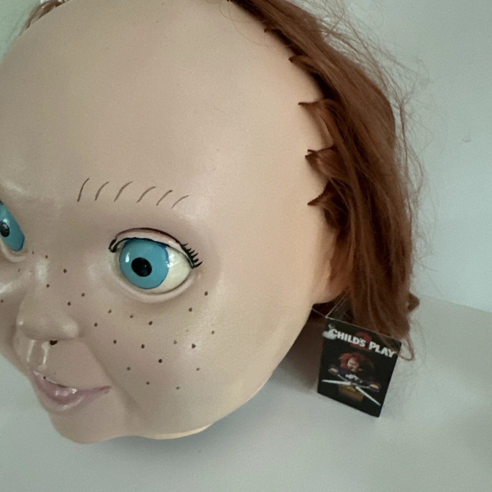 Trick or Treat Studios CHILD'S PLAY 2 Muñeca Good Guy Chucky Máscara de Halloween NUEVO Foto 2 de 4