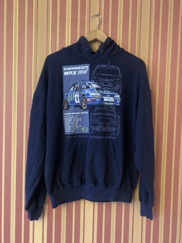 Subaru Impreza WRX STI Colin McRae and Richard Burns vintage hoodie
