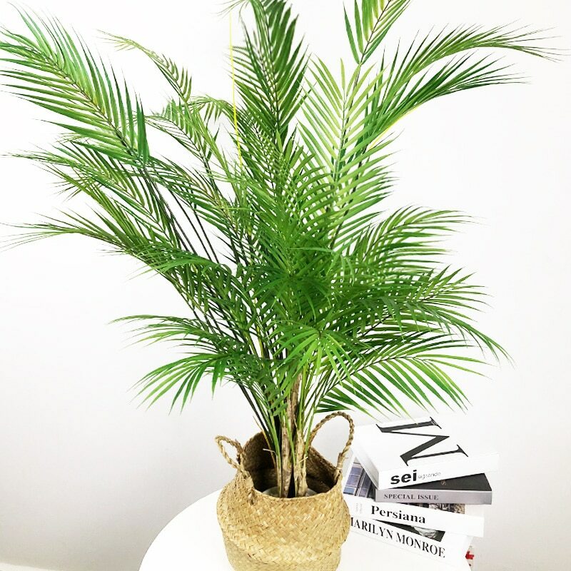 80cm 7 Fork Large Artificial Tree Fake Palm Leaves Tropical Plants