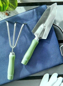 2 Pc Stainless Steel Garden Tool Set, Trowel & Cultivator Better Homes & Garden